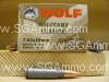 1000 Round Case - 7.62x39 FMJ 124 Grain WPA Wolf Ammo - Military Classic - Made in Russia by Barnaul - FMJ Projectile 